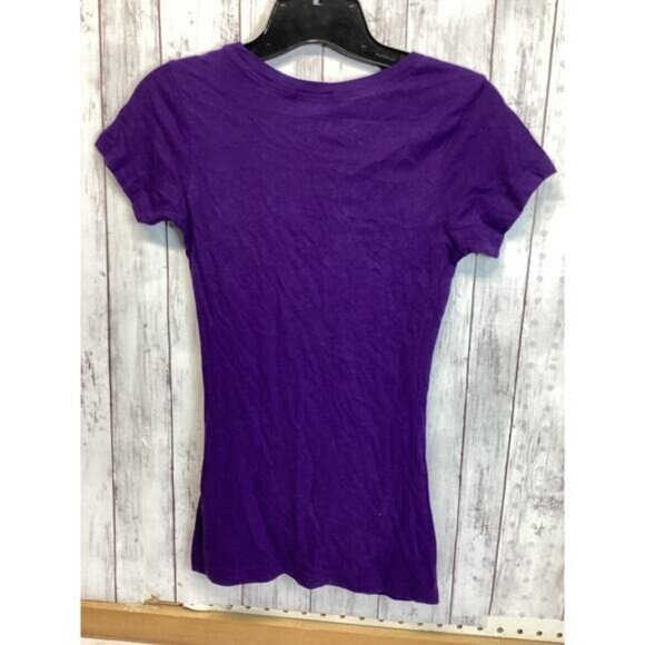 Acubi mermaidcore fairycore Guess Jeans Purple T-shirt Women XS - Picture 2 of 5